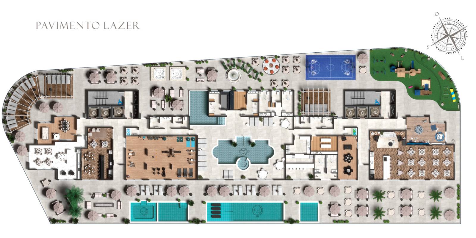 Pavimento Lazer